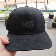 Cap New Era All Black Original Logo 9FIFTY Snapback