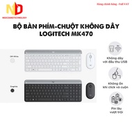 Keyboard Set - Logitech MK470 Wireless Mouse In Black White 12T