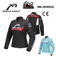 MOCHA KNIGHT MK-JWW015 Woman Riding Jacket Safety Jacket Motor Mesh Fabric Breathable Motorcycle