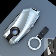 Key Fob Cover Compatible with BMW X5 X6 5 7 X1 X2 X3 X7 iX i5 i7 XM 2023-2025, Metal Key Fob Shell K