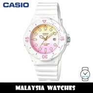 (100% Original) Casio LRW-200H-4E2 Quartz Analog White Resin Watch LRW200H LRW200H-4E2VDF