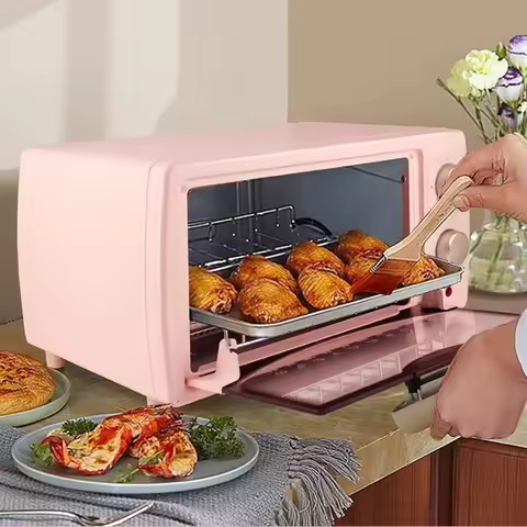 Midea/Midea PT1011-P Electric Oven Household 10L Mini Baking Small Oven Egg Tart Cake Gift