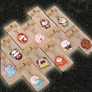 PVC Keychains & Lanyard (Paper Card + EPE Bag) 5.5CM x 3.5CM x 3MM