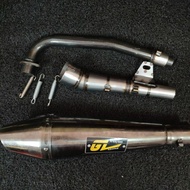 Honda Ex5 Hipower High Power Dream Pro Racing Exhaust Pipe Ekzos 100% Original GL Racing