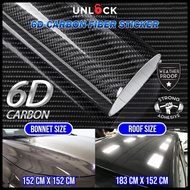 Bonnet Roof 6D Carbon Fiber Sticker Carbon Sticker Wrap Decal Car Sticker Body Car Accessories Stick