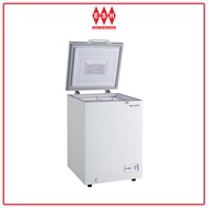Sharp SJC118 (White) 110L Dual Switch Setting with LED Lighting Chest Freezer