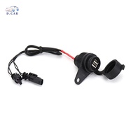 USB Double Socket Motorcycle Part for BMW G310GS R18 G310 GS F900R F900XR with Lossless Line