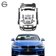 F32 car bumper For BMW 4 Series F32 F33 F36 facelift M-Tech body kit Front rear car bumper side skir