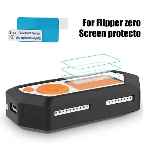 TPU Transparent Protective Film For Flipper Zero Game Console Anti-fall/Anti-scratch Screen Protecto