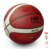 FIBA Official Size 7 BG4500 BG5000 Basketball Fusion Ball Leather Indoor Outdoor Match Training Ball