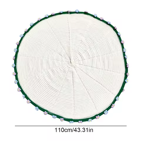 Rose Bouquet Blankets Breathable Flower Bouquet Blankets Hand Knitted Rose Blanket for Sofa Throw Nu