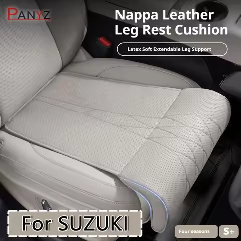 For Suzuki Solio Alto New Car Seat Rest Cushion Nappa leather Seat Extender Leg Cushion Memory Foam 