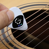 2 dalam 1 Penala Gitar Digital Elektronik Penala Gitar Akustik untuk Gitar Elektrik Akustik, Bass, M