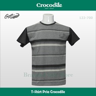 T-shirt/ Crocodile Motif T-Shirt 122-700-02