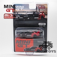 MINI GT 1:64 LB-Super Silhouette S15 SILVIA ADVAN RHD Diecas Model Car