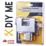 [LOCAL SG] Yale Solid Brass Armor Plated Padlock with Bracket for HDB and Condo main gate  Y1800/80/