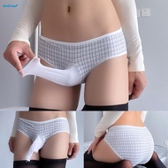 Mens Lingerie Sexy Ball Pouch Thong Bikini Breathable Underwear Briefs