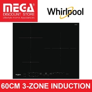 WHIRLPOOL WSB2360BFP 60CM 3 -ZONE INDUCTION HOB