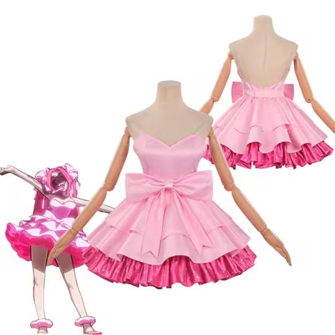 Alien Stage Mizi Cosplay Costume Pink Dress Idol Stage Outfit ALNST Character Halloween Party Costum