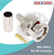 H3T. KONEKTOR BNC RG 58 KRIMPING CRIMPING TAIWAN