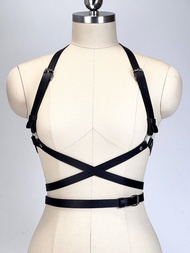 Women Punk Fashion Leather Belt Street Style Waistband Suspenders for Women Body Harness Corset Belt