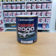 Merantau - Cat Mobil Nippe 2000 Nippon Paint Hitam dan Putih 1 Liter Cat Kendaraan Cat Kaleng Siap P