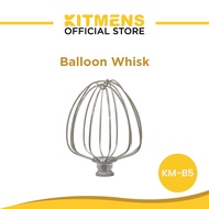 Kitmens S/Steel Balloon Whisk For KM-B5 Stand Mixer Grade 304 Stainless Steel Accessory Attachment W