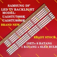 UA58TU7000K UA58TU8000K SAMSUNG 58" LED TV BACKLIGHT(LAMP TV) SAMSUNG 58 INCH LED TV