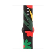 [Sports Fashion] Apple/Apple 46mm Black Unity Black Unity Sports Strap-Unity Flower