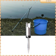 [Lslhj] Fishing Rod Holder Sturdy Ground Support Rod Rack for Travel Outside River