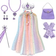 Budak perempuan baru ais dan salji Ahli Sihir dari Nepal kalung tangan mahkota beg set Aisha Princes