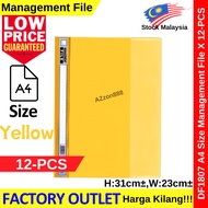 【12-PCS】EMI A4 Management File Report File PVC Cover #1807
