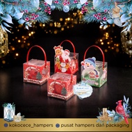 Transparent Cupcake Box Small Christmas Premium Transparent Christmas Muffin Box KC