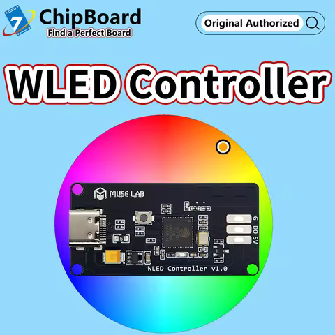 MuseLab Open-source WLED Controller WS2812B Light Strip Controller RGB Full Color