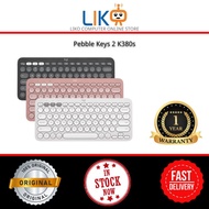 Logitech Pebble Keys 2 K380s Slim, Minimalist Bluetooth® keyboard with Customizable Keys | Office Ke