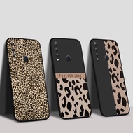 Casing Huawei Y5P Y5 2018 2019 Y6P Y6S Y6 Prime Y6 Pro Phone Case Kaws Gloomy Bear New Design Cartoon Black Soft Cover leopard print