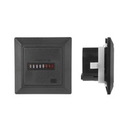 Industrial Hour Meter AC 220 -240V 50Hz Timer Counter 0-99999.99 Hour Meter Gauge for Air Compressor