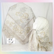 mss.Hijab segi empat syari motif big size - lebar ukuran 130 x 130 cm - umama scarf - voal