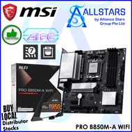 MSI PRO B850M-A WIFI AMD AM5 Mainboard (MB 8130 / 911-7E66-002) (Warranty 3years with Corbell)