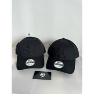 STÜSSY NEW ERA 9TWENTY BASIC STRAPBACK ONYX