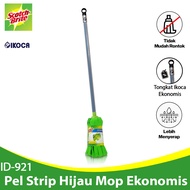 HIJAU Pusapu 3M Scotch-Brite 3M Ikoca Stick Green Strip Mop Economical Floor Mop Set ID-921