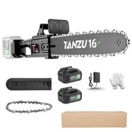 TANZU MT-21V เลื่อยโซ่ไร้สาย 21V แบตเตอรี่ลิเธียม [8/12/16นิ้ว] เครื่องตัดไม้ไฟฟ้า แรงสูง พร้อมส่งด่