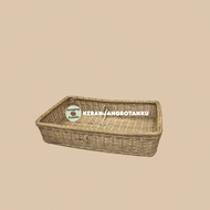Rectangular Rattan Basket 40x25x8