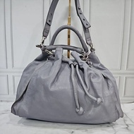 Preloved Rabeanco Leather Drawstring Bag Complete with Auth Price Tag