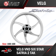 VELG VND SATRIA 2 TAK 160-160 RING 17 SIX STAR WHITE