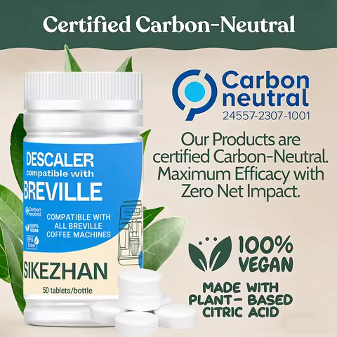 50/10Pack Coffee Machine Cleaning Tablets Compatible with Breville Espresso Makers,Removes Residue&O