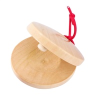 1 Passang Kastanyet Kayu Alat Musik Kastanyet Kayu Castanet Alat Music Musik Alat Musik Perkusi Wood