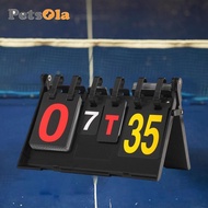[PETSOLA] Scoreboard Scoreboard, Flip Scoreboard, Portable Scoreboard, , , for Tennis Competition Ga