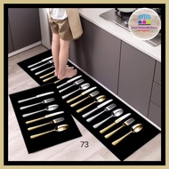 Kitchen Mat Set 2 in 1 Modern Kitchen Mat Kitchen Floor Mat Kitchen Floor Mat Lobby Terrace Room