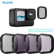 Telesin ND CPL Camera Lens Filter Kit for GoPro Hero 9/10/11/12 - GP-FLT-903 - Black